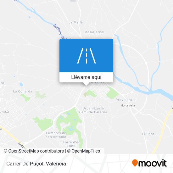 Mapa Carrer De Puçol