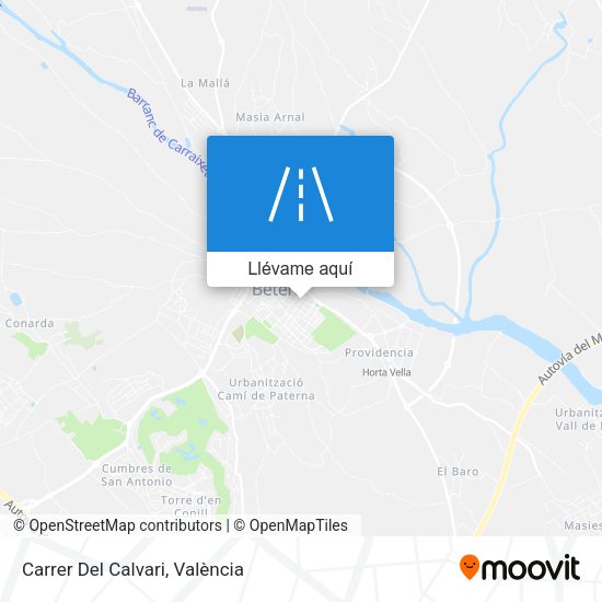 Mapa Carrer Del Calvari