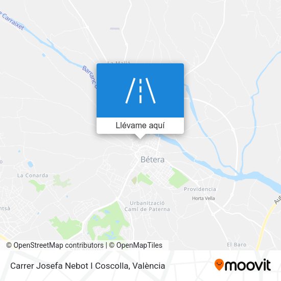 Mapa Carrer Josefa Nebot I Coscolla