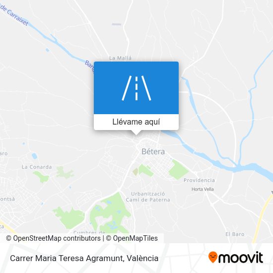 Mapa Carrer Maria Teresa Agramunt