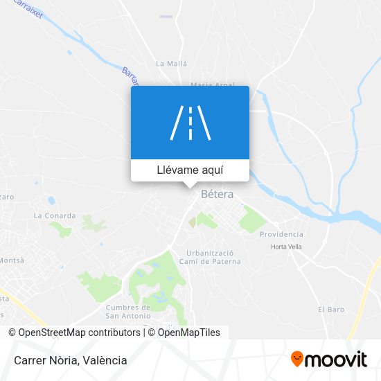 Mapa Carrer Nòria