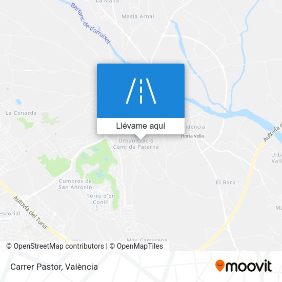 Mapa Carrer Pastor