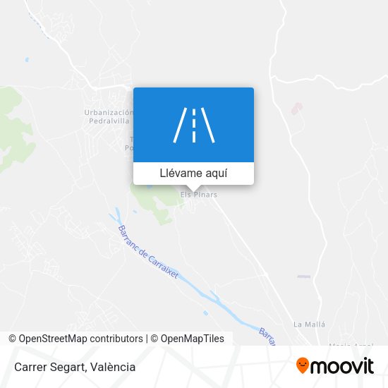 Mapa Carrer Segart