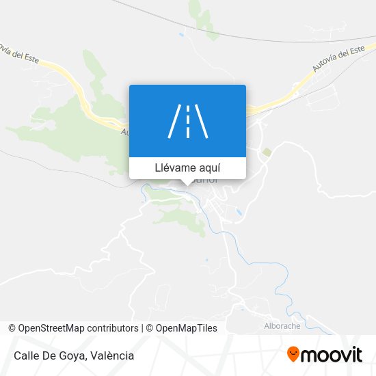 Mapa Calle De Goya