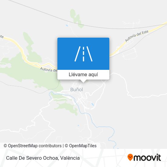 Mapa Calle De Severo Ochoa