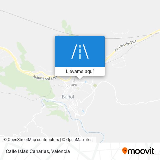 Mapa Calle Islas Canarias