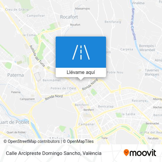 Mapa Calle Arcipreste Domingo Sancho