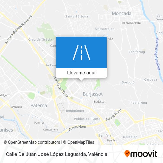 Mapa Calle De Juan José López Laguarda