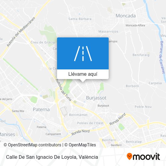 Mapa Calle De San Ignacio De Loyola