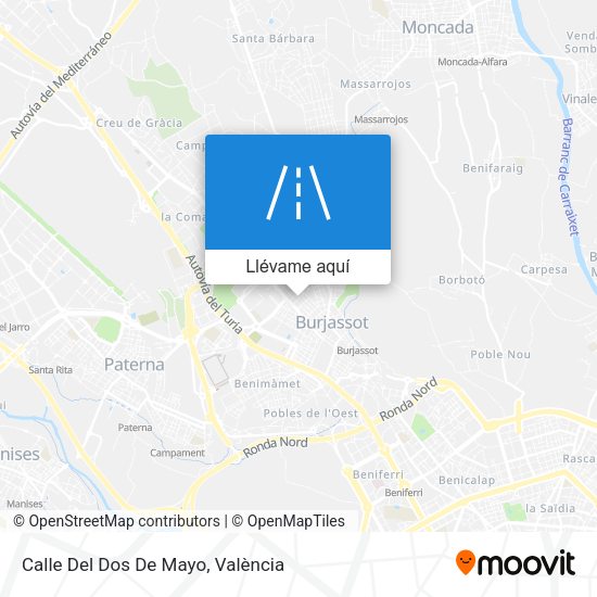 Mapa Calle Del Dos De Mayo