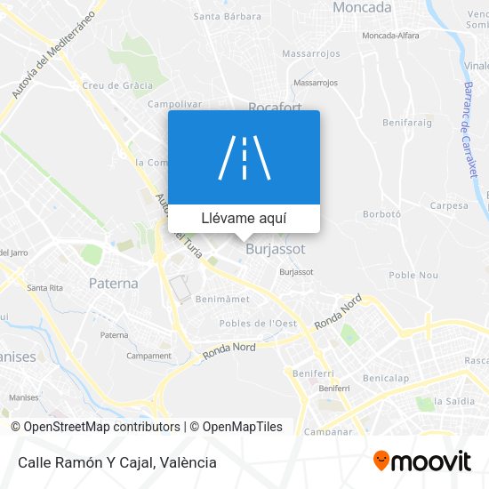 Mapa Calle Ramón Y Cajal