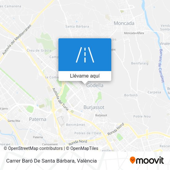 Mapa Carrer Baró De Santa Bárbara