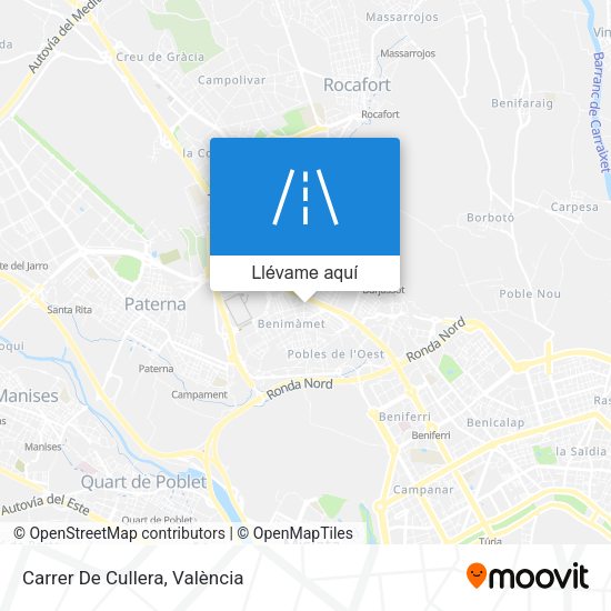 Mapa Carrer De Cullera