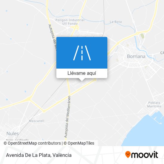Mapa Avenida De La Plata