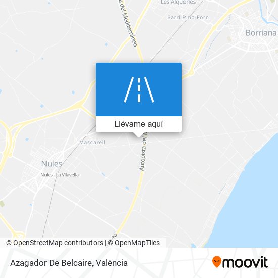 Mapa Azagador De Belcaire
