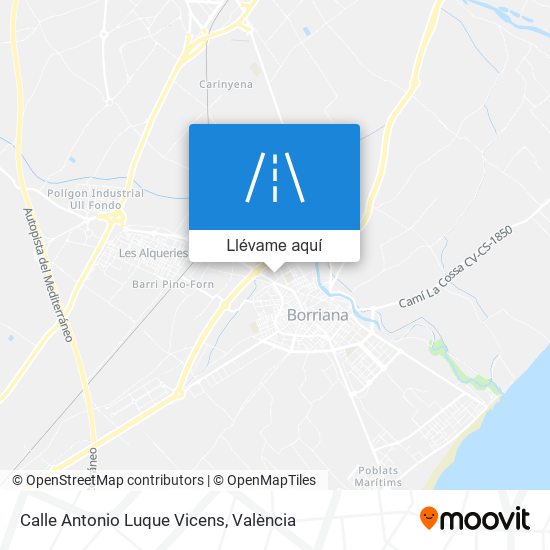 Mapa Calle Antonio Luque Vicens