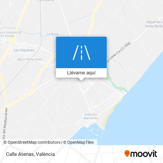 Mapa Calle Atenas