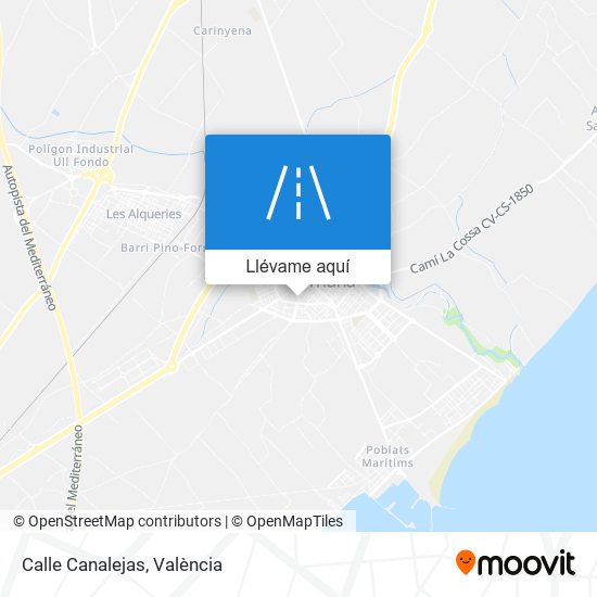 Mapa Calle Canalejas