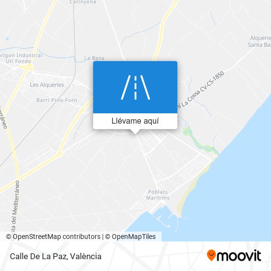 Mapa Calle De La Paz