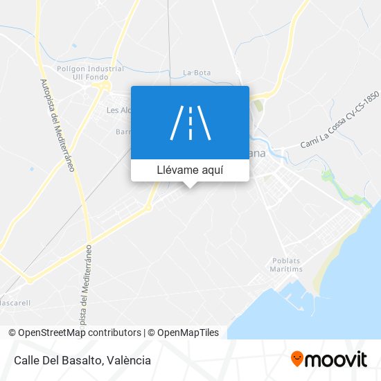 Mapa Calle Del Basalto