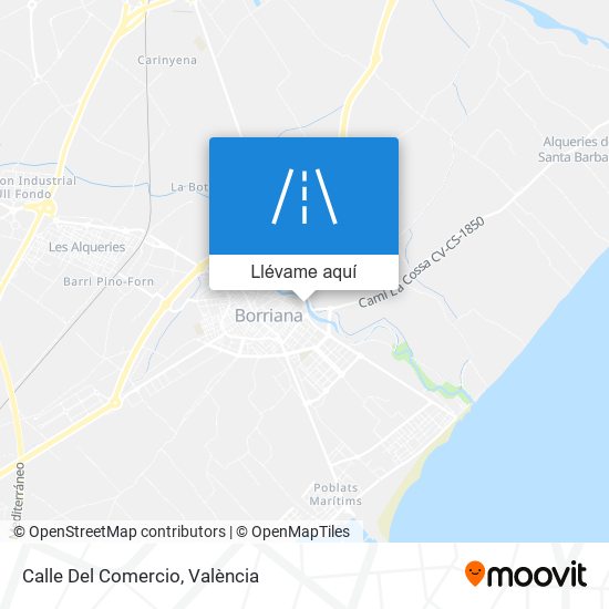 Mapa Calle Del Comercio