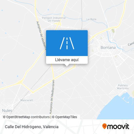 Mapa Calle Del Hidrógeno