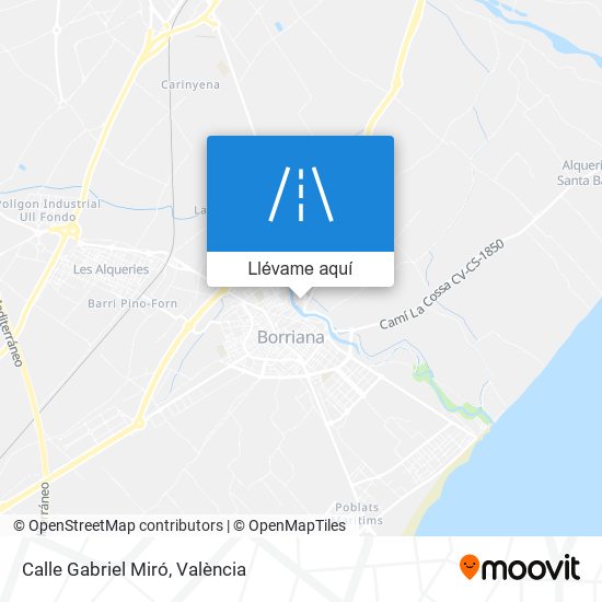 Mapa Calle Gabriel Miró