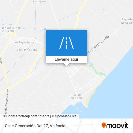 Mapa Calle Generación Del 27