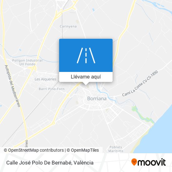 Mapa Calle José Polo De Bernabé