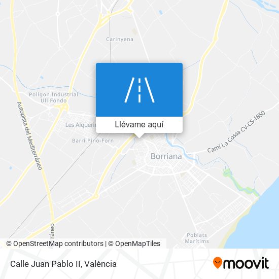 Mapa Calle Juan Pablo II