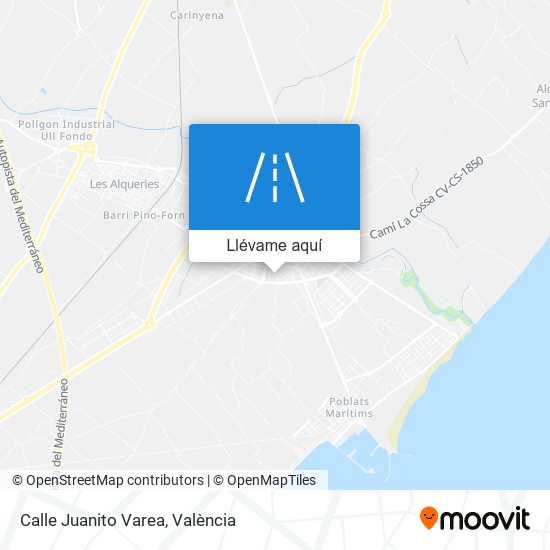 Mapa Calle Juanito Varea