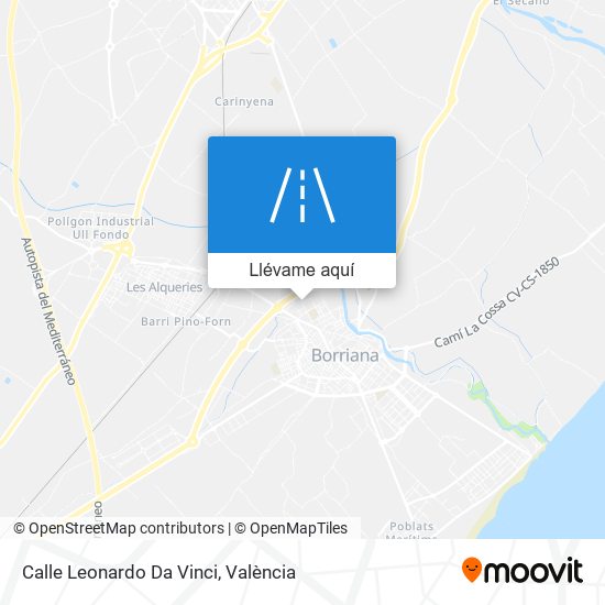 Mapa Calle Leonardo Da Vinci