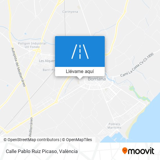 Mapa Calle Pablo Ruiz Picaso