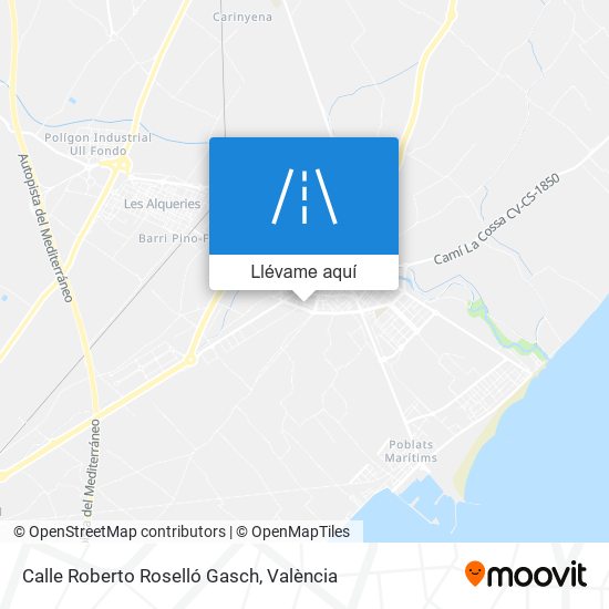 Mapa Calle Roberto Roselló Gasch