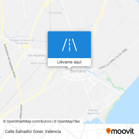 Mapa Calle Salvador Giner