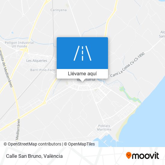 Mapa Calle San Bruno