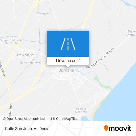 Mapa Calle San Juan