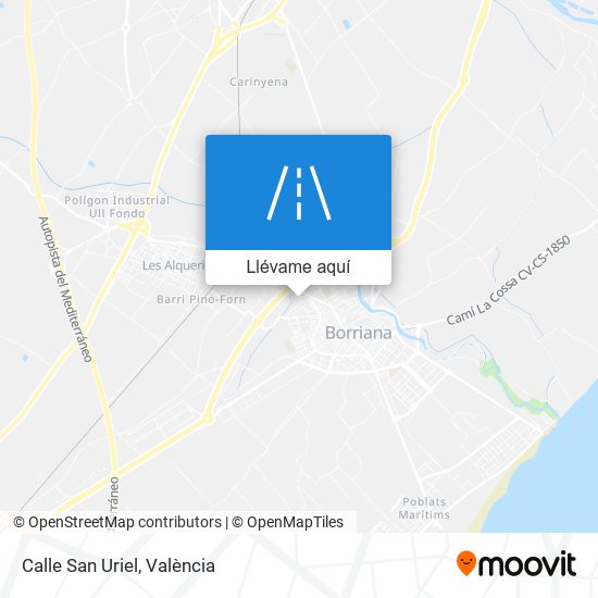 Mapa Calle San Uriel