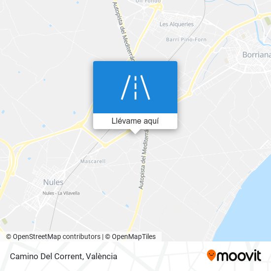 Mapa Camino Del Corrent