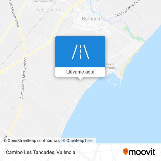 Mapa Camino Les Tancades