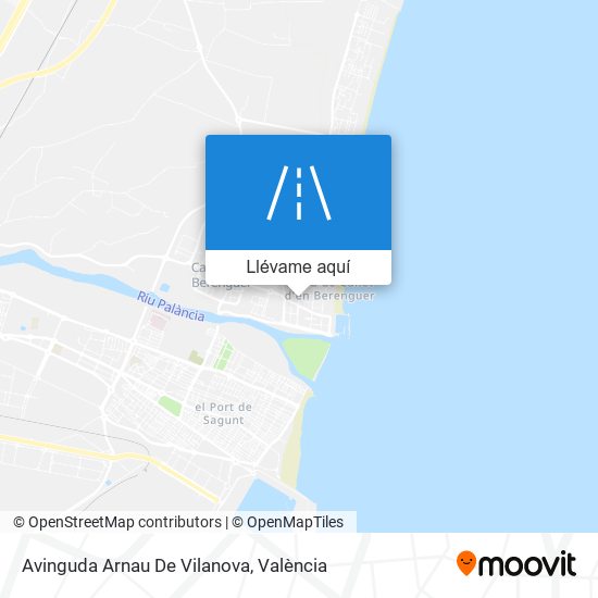 Mapa Avinguda Arnau De Vilanova