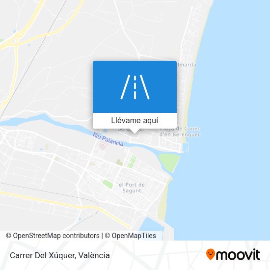 Mapa Carrer Del Xúquer