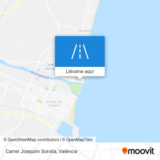 Mapa Carrer Joaquim Sorolla