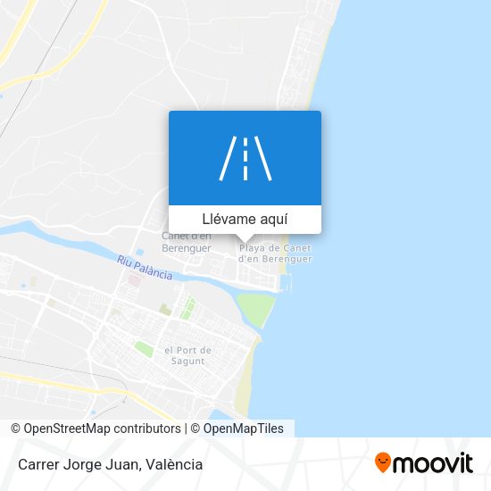 Mapa Carrer Jorge Juan