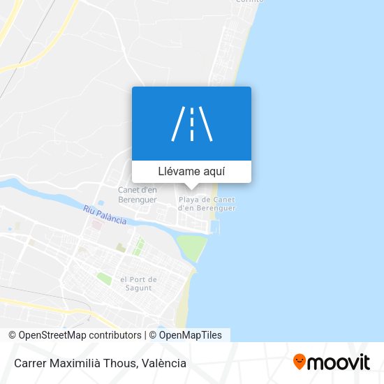 Mapa Carrer Maximilià Thous