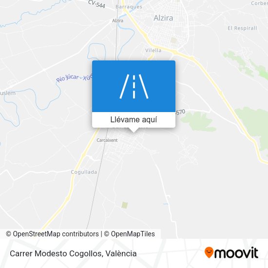 Mapa Carrer Modesto Cogollos