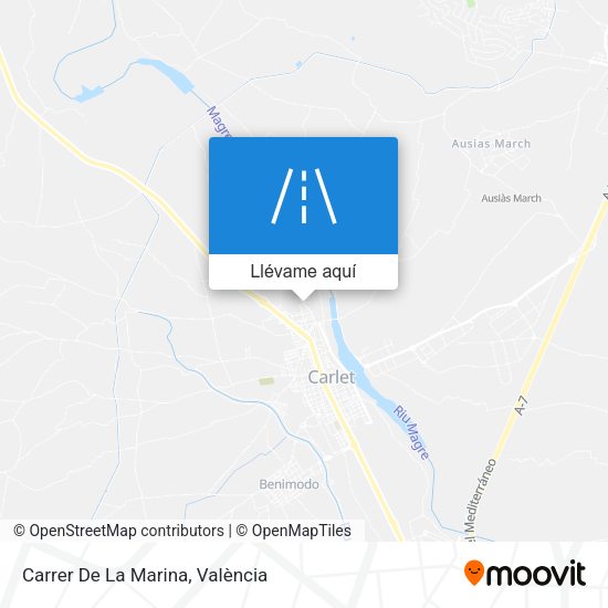 Mapa Carrer De La Marina