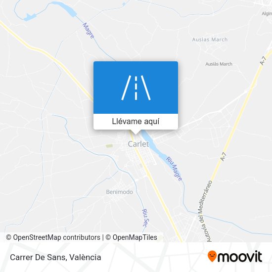 Mapa Carrer De Sans