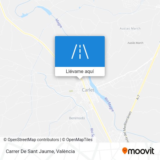 Mapa Carrer De Sant Jaume