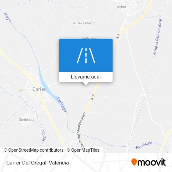 Mapa Carrer Del Gregal